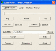 DigitByte WMV To Wav Converter screenshot